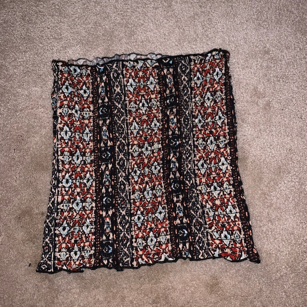 NWOT Patterned Tube Top